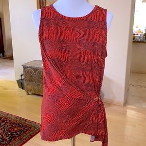 Michael Kors Sleeveless Tunic Style Top
